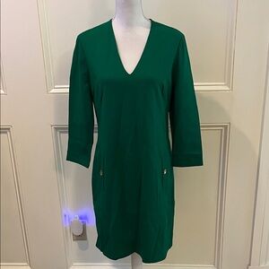 Eliza J Green Long Sleeve Dress